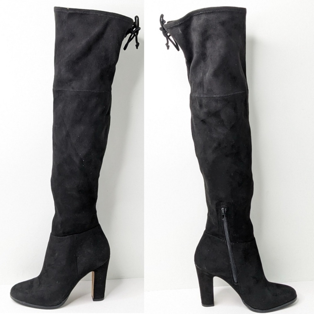 Vince Camuto Cheera over-the-knee heeled microsuede boots